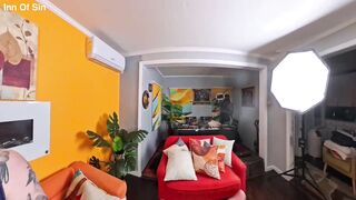 Allison Bloom's tight butt gets double penetrated by BBC bulls in POV