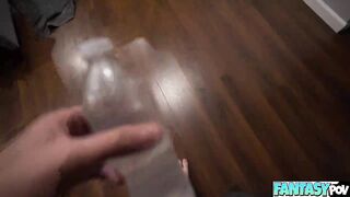 Bailey Base's POV tutoring session ends with a hot nerd fuck