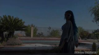 Jewelz Blu's Pink Pussy Underwater Sex in POV Only Fans Can Imagine