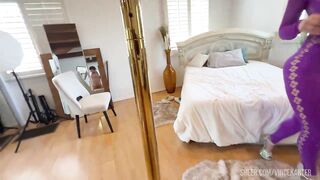 Mellanie Monroe gets her tight blonde pussy drilled in POV action