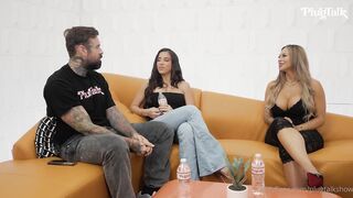 Plug Talk Second Threesome: Pov Threesome with Busty Teen Girls, Big Tits & Big Asses