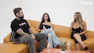 Plug Talk Second Threesome: Pov Threesome with Busty Teen Girls, Big Tits & Big Asses