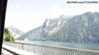 Little Caprice goes wild on camera for the first time in a steamy public sex video