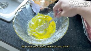 Petite MewSlut with Braids Fucks in the Kitchen and Bed