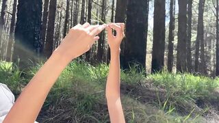 Anna Ralphs Naughty Teen Exclusive Outdoor Nature Blowjob