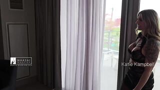 Katie Kampbell Blonde MILF Black Lingerie BBC Fuck