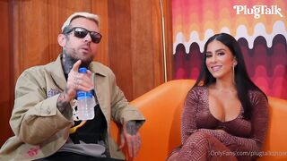 Lena The Plug Savannah Bond Gets Drilled Hard On Orange Couch