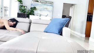 Valerie Kay Busty Latina POV Gets Banged Hard On Grey Couch