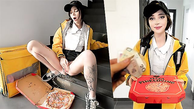 Pink Loving: Hot Delivery Girl Takes More Than Just Cash