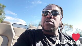 Hot Ebony College Girl Fijii Pornbox Gives a Deep Throat