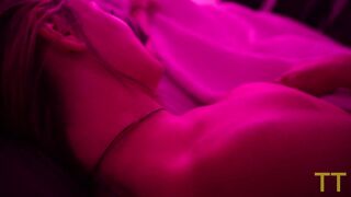 Blonde JC Wilds Fucks Teddy Tarantino in Pink Neon Light