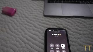 Blonde JC Wilds Fucks Teddy Tarantino in Pink Neon Light