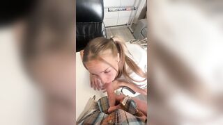 Anya Matusevich POV Schoolgirl Office Sex and Blowjob