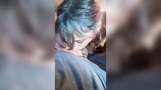 Kxllra Blows His Cock With Her Pierced Nipples