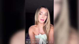 Lyna Perez Flaunts Curves In Wet Shower Thong