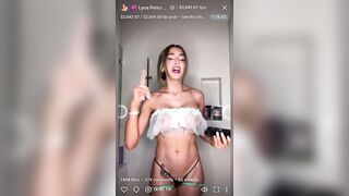 Lyna Perez Flaunts Curves In Wet Shower Thong