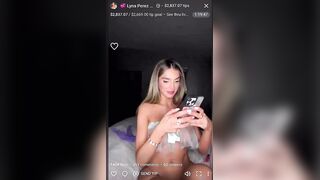 Lyna Perez Flaunts Curves In Wet Shower Thong