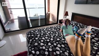 Vanessa Norris Gets Her Ass Pounded Hard While On Her Bed