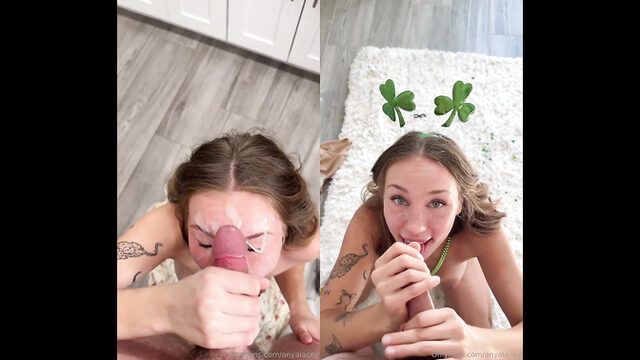 Anya Matusevich Gets Facial Cumshot