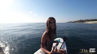 Pela G Gets Pussy Fucked On Beach