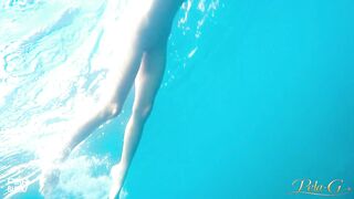 Pela G Gets Naked At Beach