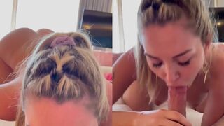 Heidi Grey And Taylor Sands Share A Sloppy Blowjob