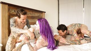 Valerica Steele Gets Double Fucked Hard