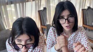 Nerdy Teen Zoe Is The Princess Sucks Her Master Cock