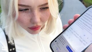Blondessa Gets Doggystyle Fucked By A Stranger