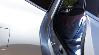 Lana Rain Fucks Herself In The Car