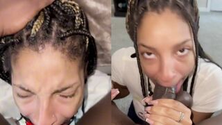 Foxy Brown Gets BBC Facial