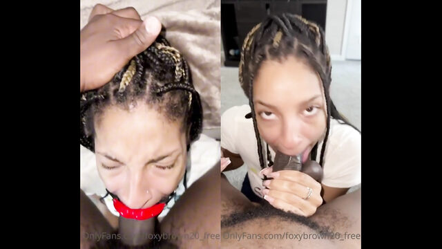 Foxy Brown Gets BBC Facial