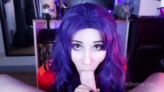 MissMoons As Misato Gives Shinji A Tit And Footjob