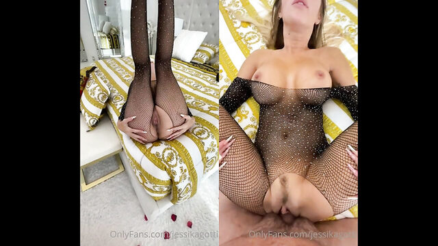 Jessika Gotti Gets Fucked In Fishnet Bodystocking