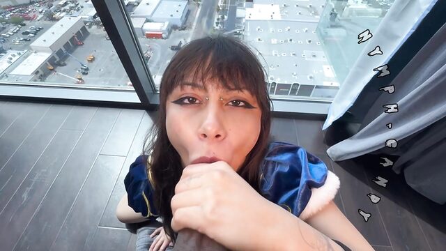 Chun Li Cosplay Nymph Candy Gets BBC Creampie