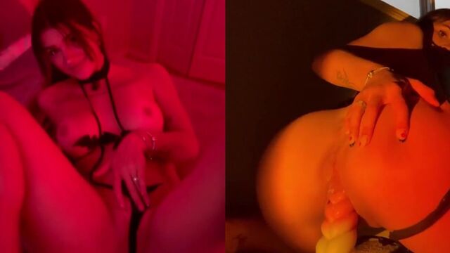 Ari Kytsya Anal Dildo Masturbation