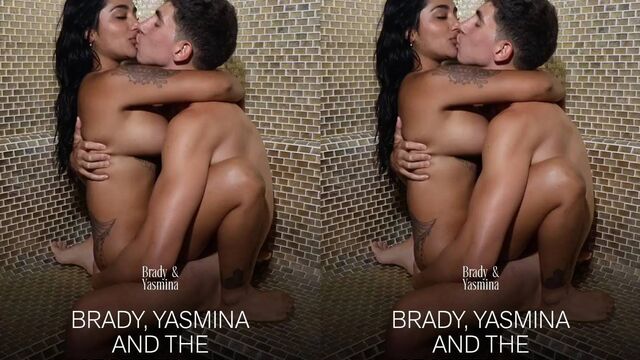 MILF Yasmina Khan Creampied In Sauna