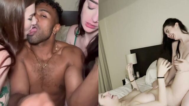 Jade Hutchison And Violet Greyx Get Drilled By Troy Francisco