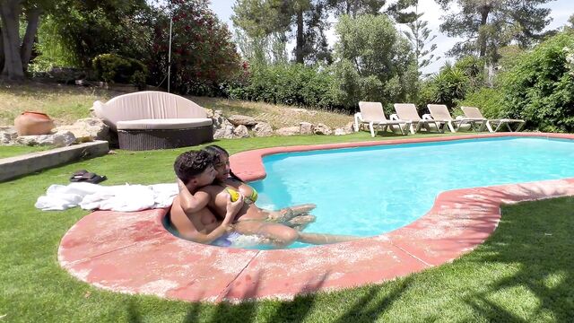 Yasmina Khan Takes Brady Bud's Pool Cock