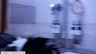 Sky Pierce Gets Sprayed With Cum