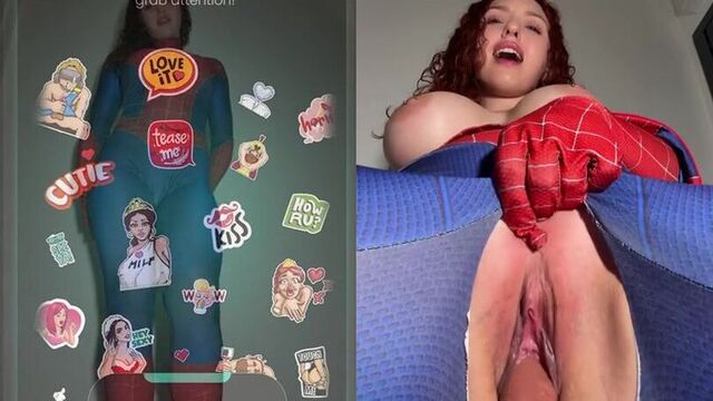 Mary Jane Rides A Dildo