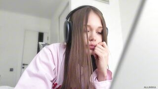 Allinika Gets Fucked With Thong In Mouth
