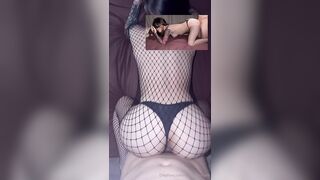 Tvylor Afterdark Creampied In Fishnet