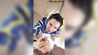 Mandy Sweet Chun Li Cosplay Blows Cock