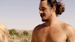 Parched Blonde Gets Fucked In Desert