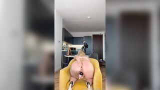 Hottlips Juicy Ass Rides A Dildo