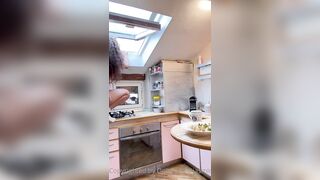 Jasminx Rubs Her Pussy In Kitchen