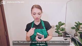 Barista Lily Cute Gets Fucked In Staff Toilet