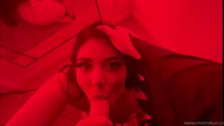 Momokun Gets Pounded In Red Room