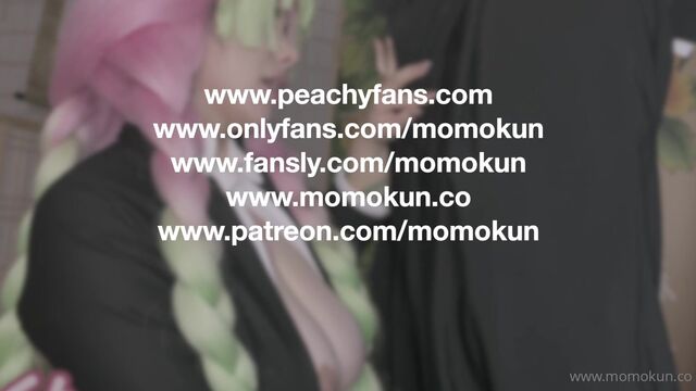 Momokun Mitsuri Cosplay Gets Fucked